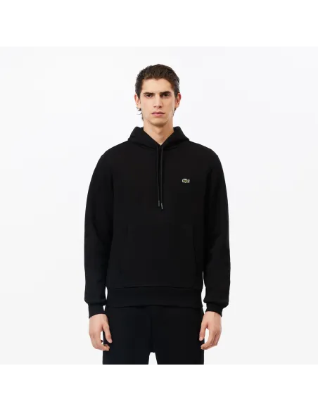 Lacoste \ Felpa Uomo Misto Cotone Nero Prezzo 145,00