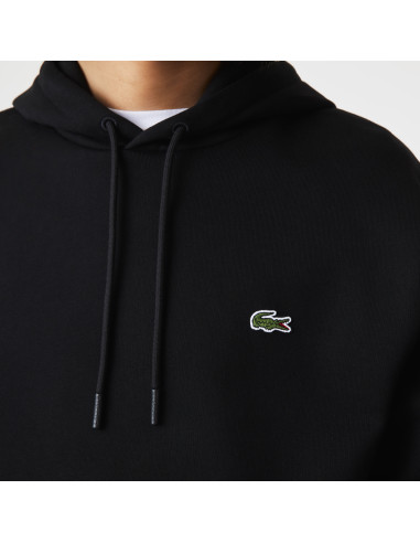 Lacoste \ Felpa Uomo Misto Cotone Nero Prezzo 145,00