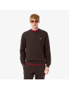 Lacoste \ Felpa Uomo Misto Cotone Marrone Scuro Prezzo 130,00