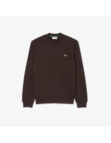 Lacoste \ Felpa Uomo Misto Cotone Marrone Scuro Prezzo 130,00