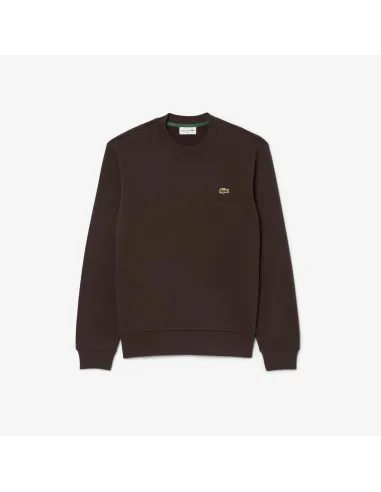 Lacoste \ Felpa Uomo Misto Cotone Marrone Scuro Prezzo 130,00