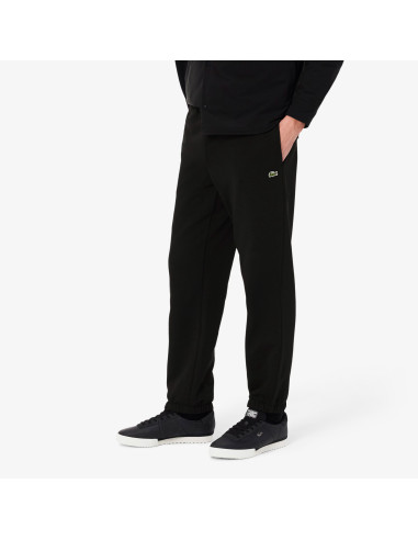 Lacoste \ Pantalone Tuta Uomo Misto Cotone Nero Prezzo 120,00
