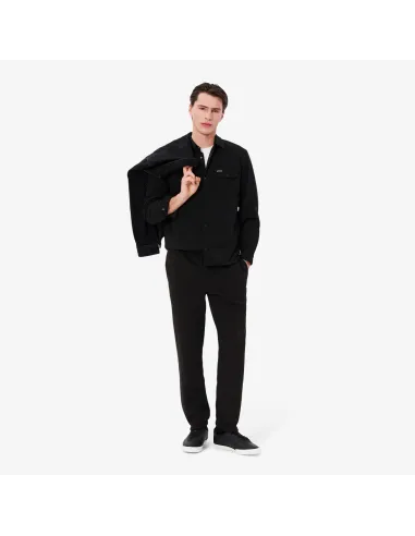 Lacoste \ Pantalone Tuta Uomo Misto Cotone Nero Prezzo 120,00