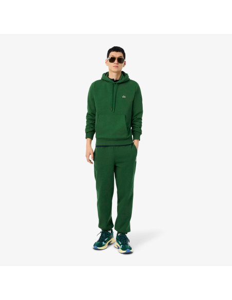 Lacoste \ Pantalone Tuta Uomo Misto Cotone Verde Scuro Prezzo 120,00