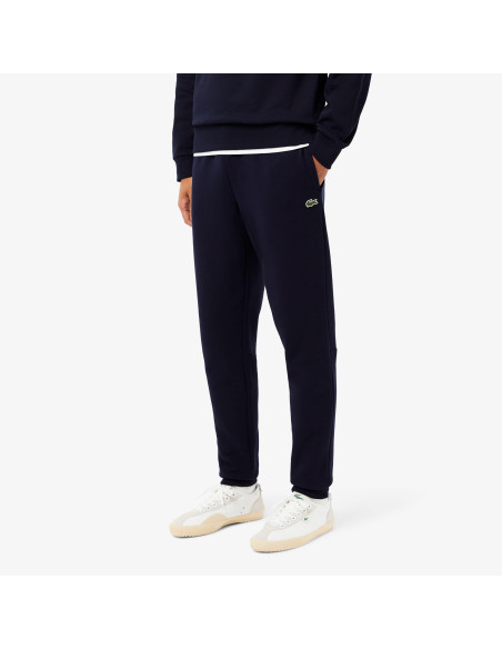 Lacoste \ Pantaloni In Felpa Uomo Misto Cotone Blu Scuro Prezzo 120,00