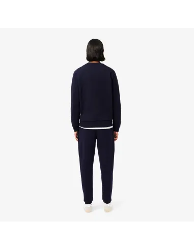 Lacoste \ Pantaloni In Felpa Uomo Misto Cotone Blu Scuro Prezzo 120,00