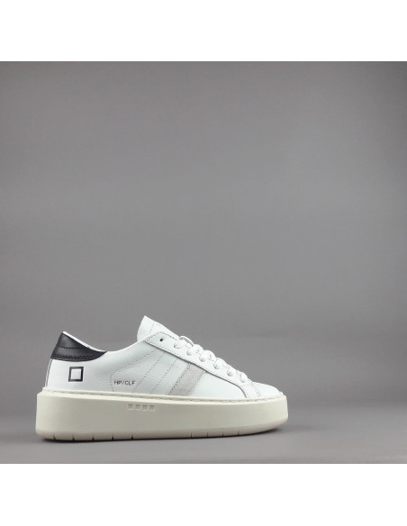D.A.T.E. \ Sneakers Hill Low Platform Donna Pelle Bianco Prezzo 185,00