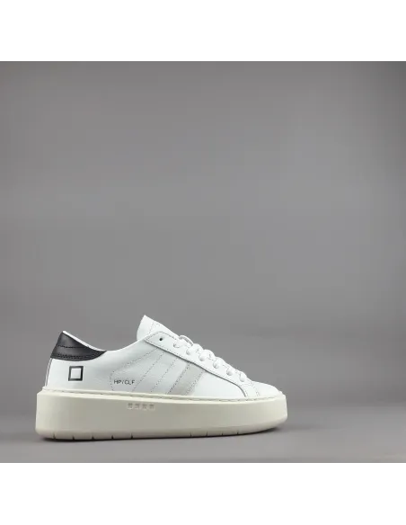 D.A.T.E. \ Sneakers Hill Low Platform Donna Pelle Bianco Prezzo 185,00