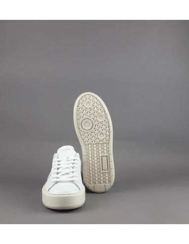 D.A.T.E. \ Sneakers Hill Low Platform Donna Pelle Bianco Prezzo 185,00