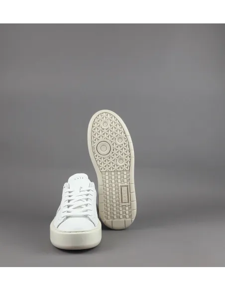 D.A.T.E. \ Sneakers Hill Low Platform Donna Pelle Bianco Prezzo 185,00