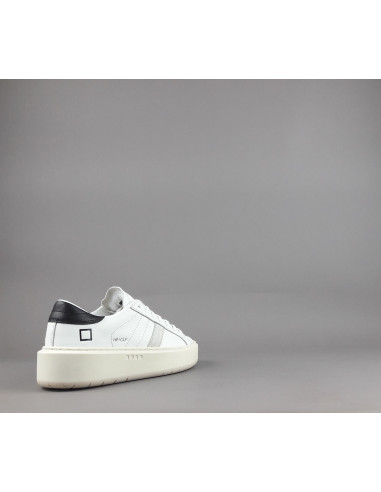 D.A.T.E. \ Sneakers Hill Low Platform Donna Pelle Bianco Prezzo 185,00