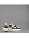 D.A.T.E. \ Sneakers Fuga Donna Camoscio Tela Marrone Prezzo 215,00