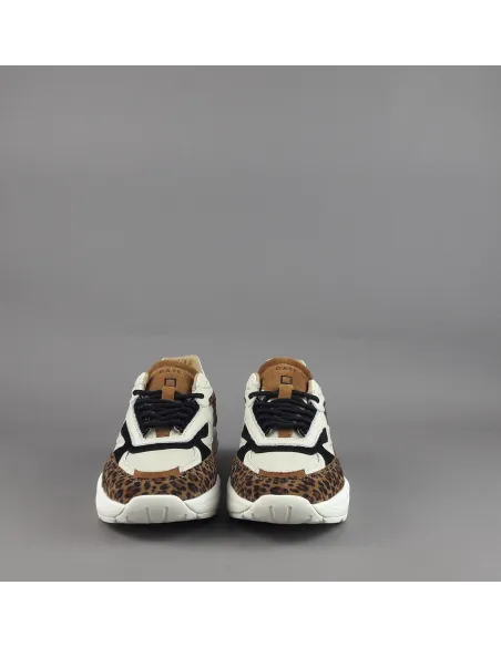 D.A.T.E. \ Sneakers Fuga Donna Camoscio Tela Marrone Prezzo 215,00