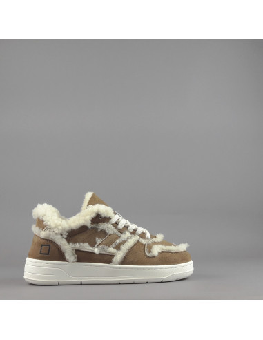 D.A.T.E. \ Sneakers Court Donna Montone Marrone Chiaro Prezzo 230,00