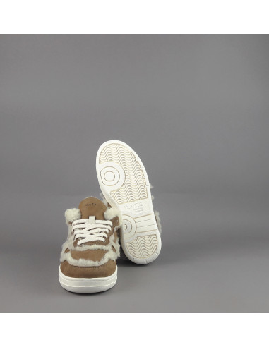 D.A.T.E. \ Sneakers Court Donna Montone Marrone Chiaro Prezzo 230,00