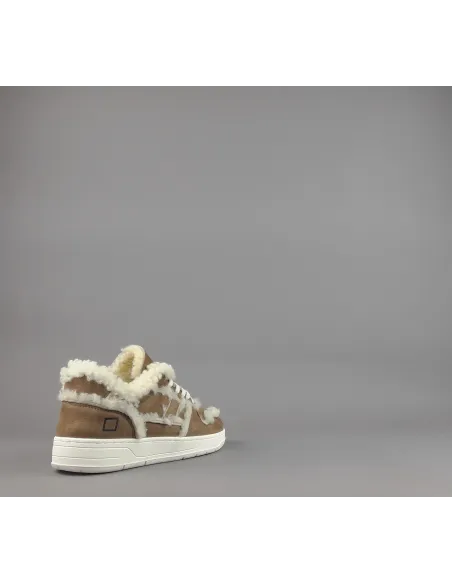 D.A.T.E. \ Sneakers Court Donna Montone Marrone Chiaro Prezzo 230,00