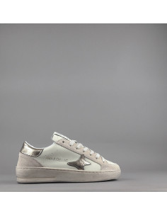 Ama Brand \ Sneakers Donna Slam Camoscio E Pelle Nude Prezzo 205,00