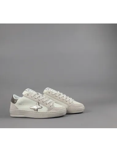 Ama Brand \ Sneakers Donna Slam Camoscio E Pelle Nude Prezzo 205,00