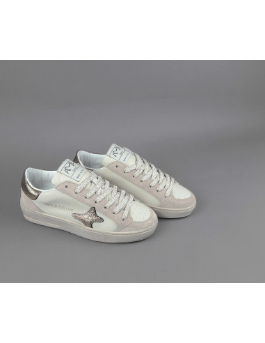 Ama Brand \ Sneakers Donna Slam Camoscio E Pelle Nude Prezzo 205,00