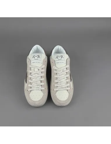 Ama Brand \ Sneakers Donna Slam Camoscio E Pelle Nude Prezzo 205,00