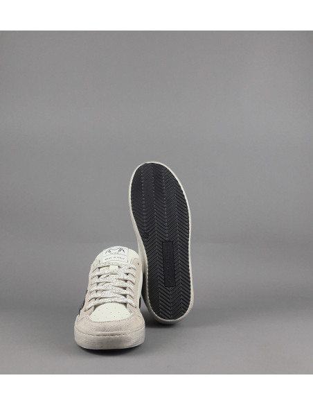 Ama Brand \ Sneakers Donna Slam Camoscio E Pelle Nude Prezzo 205,00