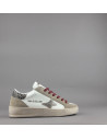 Ama Brand \ Sneakers Donna Slam Camoscio E Pelle Beige Prezzo 200,00