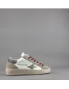 Ama Brand \ Sneakers Donna Slam Camoscio E Pelle Beige Prezzo 200,00