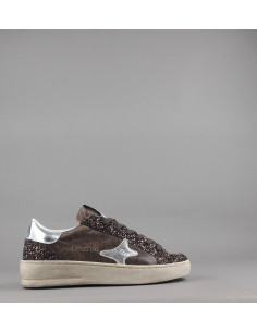 Ama Brand \ Sneakers Donna Slam Pelle Marrone Scuro Prezzo 210,00