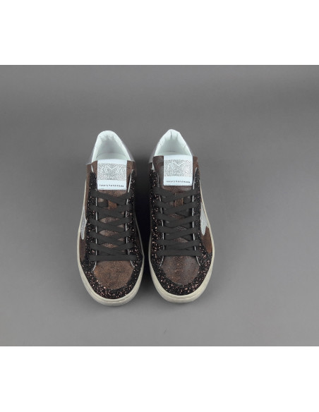 Ama Brand \ Sneakers Donna Slam Pelle Marrone Scuro Prezzo 210,00