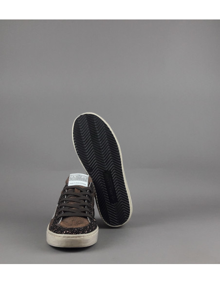 Ama Brand \ Sneakers Donna Slam Pelle Marrone Scuro Prezzo 210,00