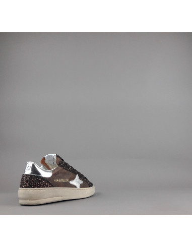 Ama Brand \ Sneakers Donna Slam Pelle Marrone Scuro Prezzo 210,00