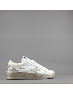 Ama Brand \ Sneakers Donna Slam Pelle Bianco Prezzo 200,00