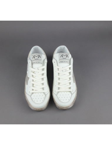 Ama Brand \ Sneakers Donna Slam Pelle Bianco Prezzo 200,00