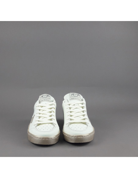 Ama Brand \ Sneakers Donna Slam Pelle Bianco Prezzo 200,00