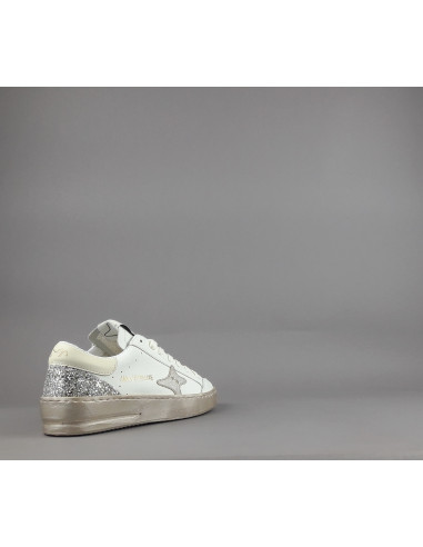 Ama Brand \ Sneakers Donna Slam Pelle Bianco Prezzo 200,00