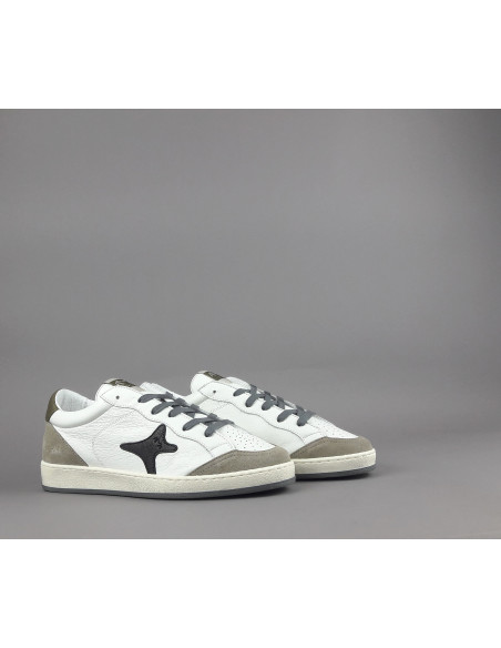 Ama Brand \ Sneakers Uomo Sun Pelle Bianco Prezzo 210,00