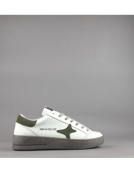 Ama Brand \ Sneakers Uomo Slam Pelle Bianco Prezzo 205,00