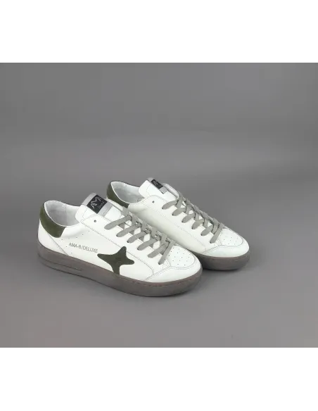 Ama Brand \ Sneakers Uomo Slam Pelle Bianco Prezzo 205,00