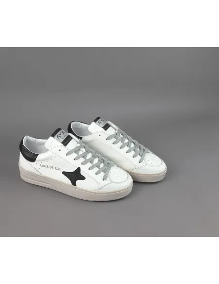 Ama Brand \ Sneakers Uomo Slam Pelle Bianco Prezzo 205,00