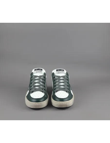 Ama Brand \ Sneakers Uomo Slam Pelle Verde Scuro Bianco Prezzo 205,00