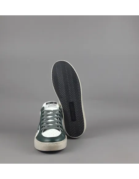 Ama Brand \ Sneakers Uomo Slam Pelle Verde Scuro Bianco Prezzo 205,00