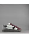 Ama Brand \ Sneakers Uomo Slam Pelle E Camoscio Bordeaux Prezzo 205,00
