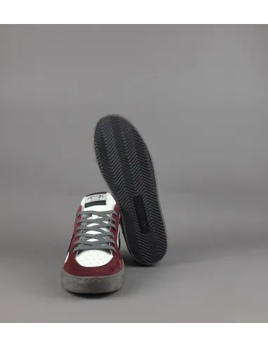 Ama Brand \ Sneakers Uomo Slam Pelle E Camoscio Bordeaux Prezzo 205,00