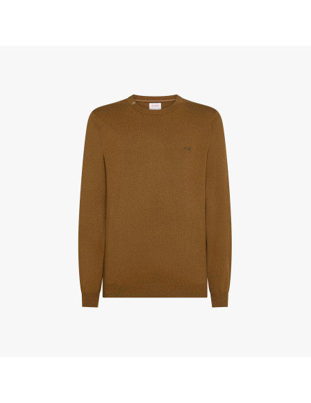 Sun 68 \ Maglia Uomo Misto Lana Marrone Chiaro Prezzo 100,00