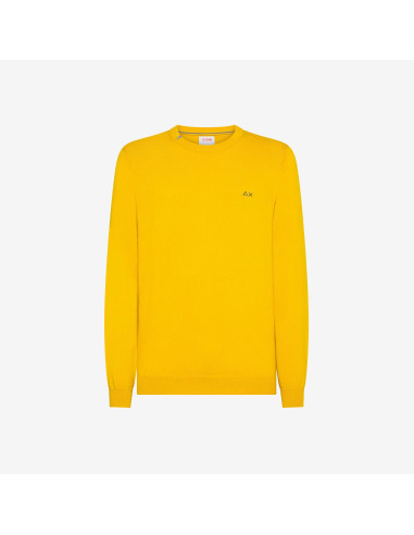 Sun 68 \ Maglia Uomo Misto Lana Giallo Prezzo 100,00