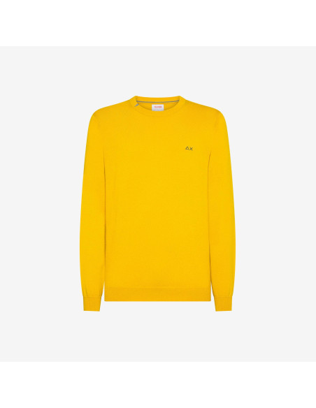 Sun 68 \ Maglia Uomo Misto Lana Giallo Prezzo 100,00