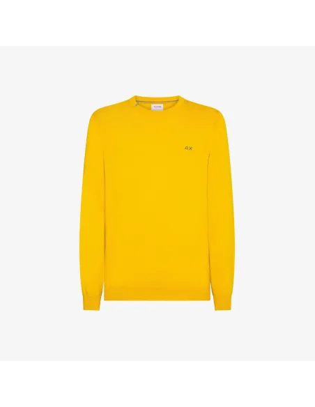 Sun 68 \ Maglia Uomo Misto Lana Giallo Prezzo 100,00