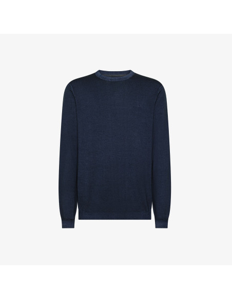 Sun 68 \ Maglia Uomo Lana Blu Scuro Prezzo 120,00