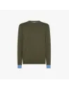 Sun 68 \ Maglia Uomo Misto Lana Verde Militare Prezzo 120,00