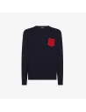 Sun 68 \ Maglia Uomo Misto Lana Blu Scuro Prezzo 120,00